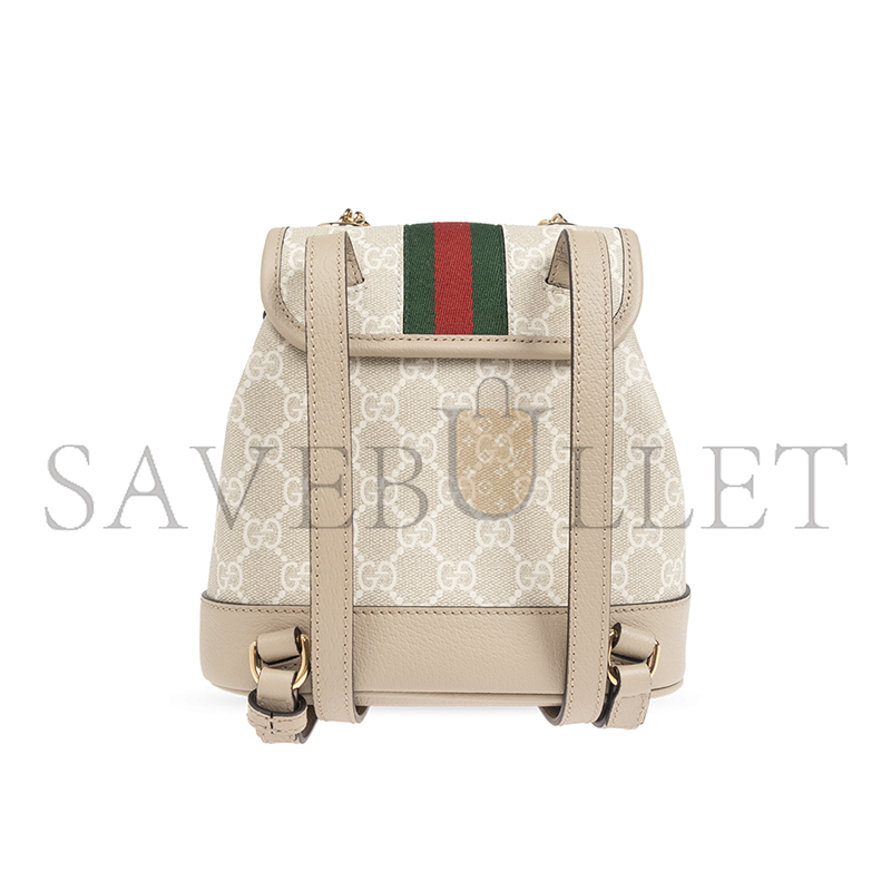GUCCI OPHIDIA GG BEIGE-EBONY MINI BACKPACK 795221 (20.5*20*12cm)